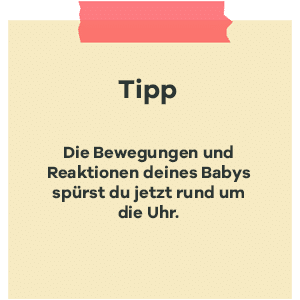 Tipp zur SSW 23: Bewegungen des Babys