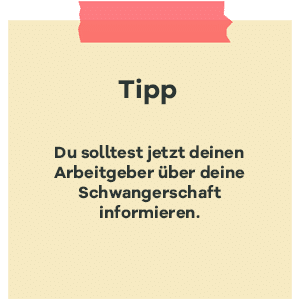 Tipp zur SSW11: Arbeitgeber informieren